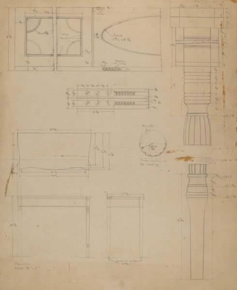 Table, 1935/1942.