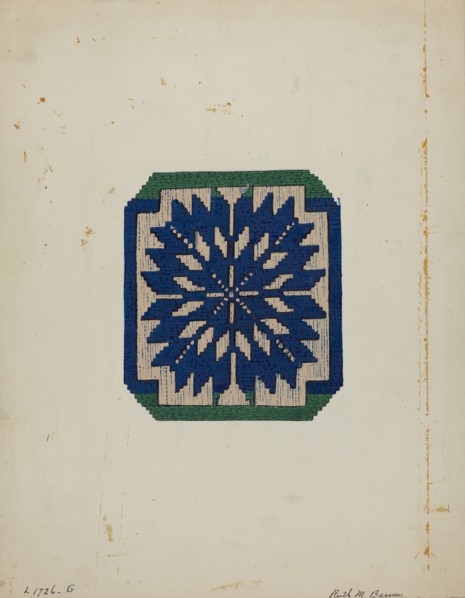 Coverlet, c. 1936.