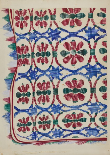 Coverlet, c. 1936.