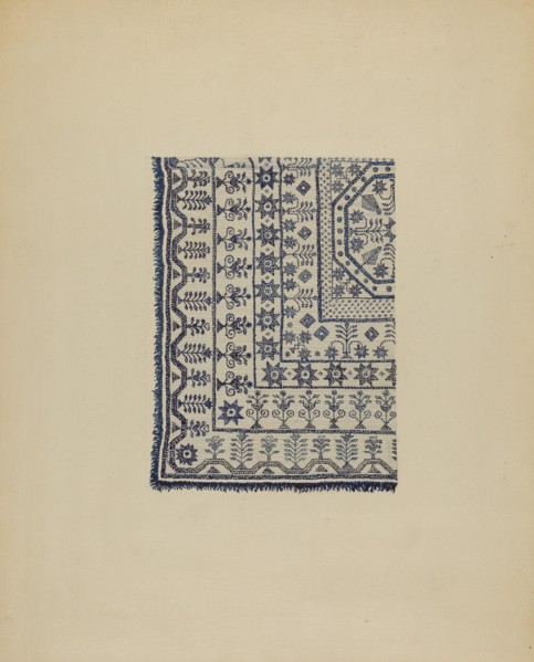 Coverlet, c. 1936.