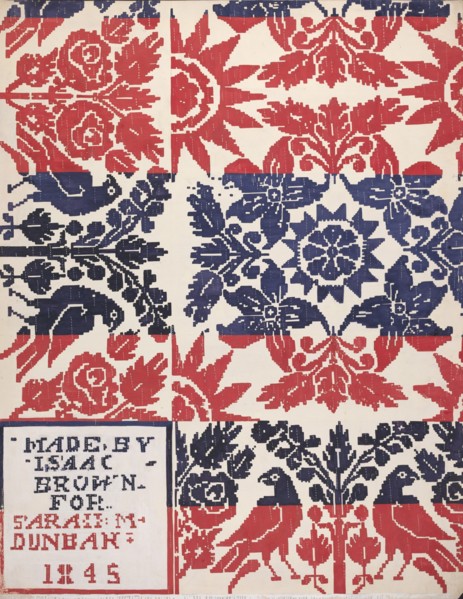 Coverlet, c. 1937.