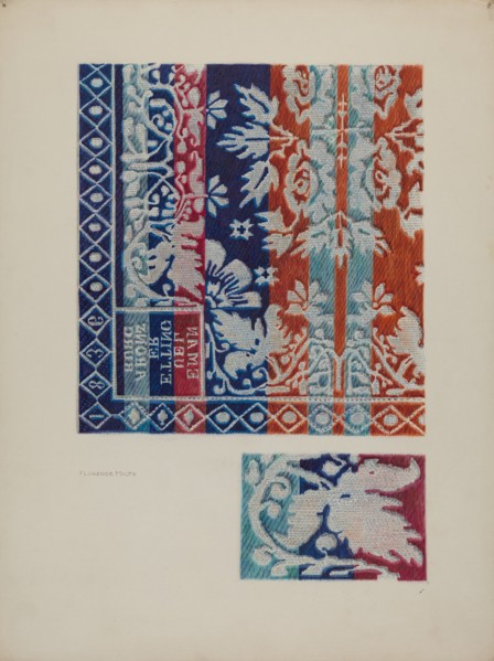 Coverlet, c. 1940.