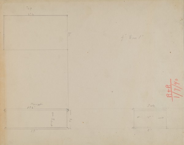 Desk Box, c. 1937.