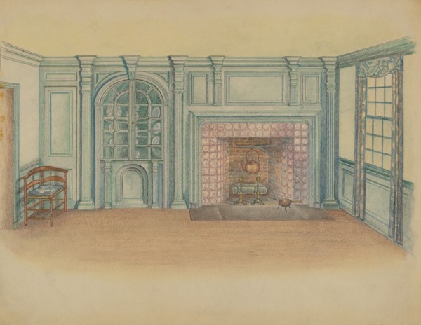 Interior, c. 1936.
