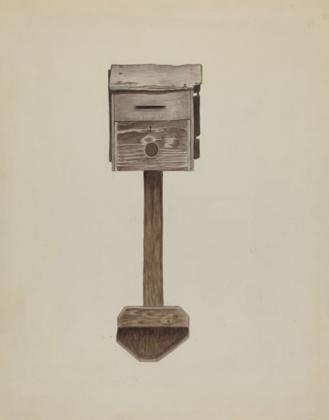 Mail Box, c. 1937.