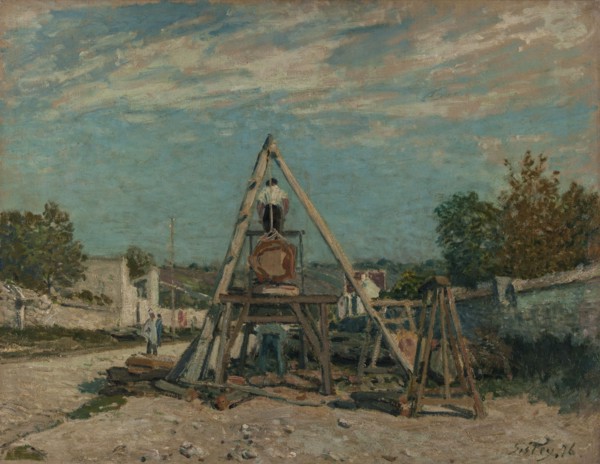 Pit sawyers, 1876.