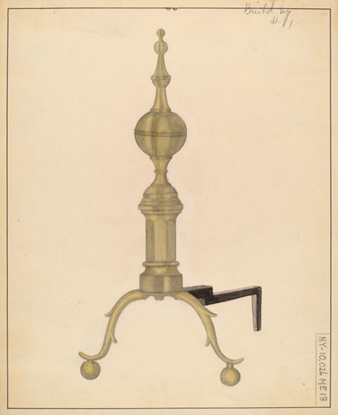 Andiron, 1935/1942.