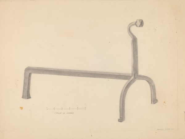 Andiron, 1935/1942.