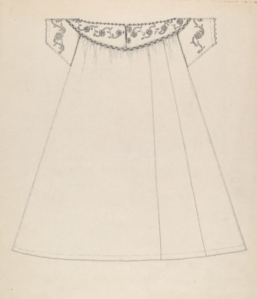 Nightgown, c. 1936.
