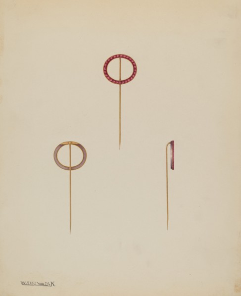 Stick Pin, c. 1938.