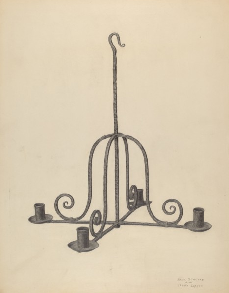 Chandelier, c. 1940.
