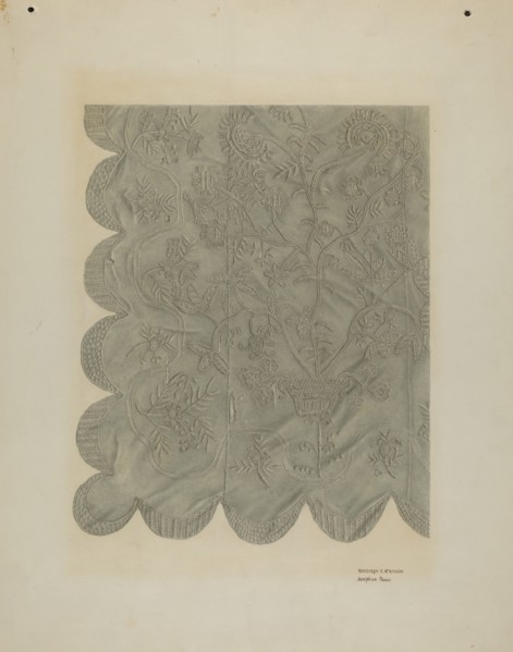 Coverlet, 1935/1942.