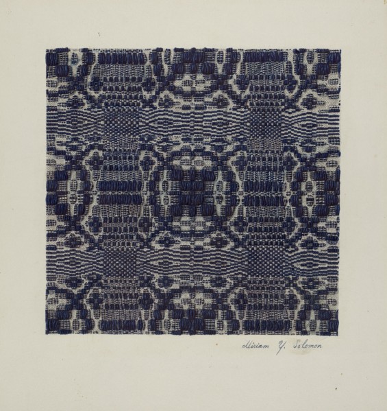 Coverlet, 1935/1942.