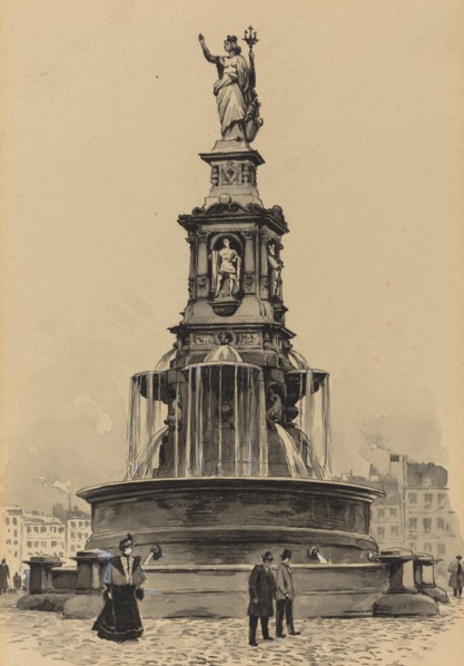 Hansa-Brunnen, 1893.