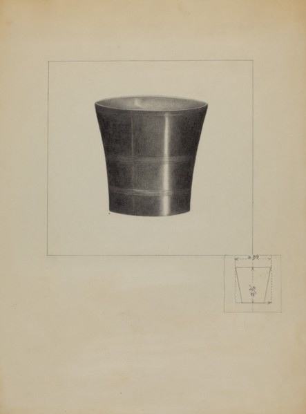 Pewter Beaker, 1936.