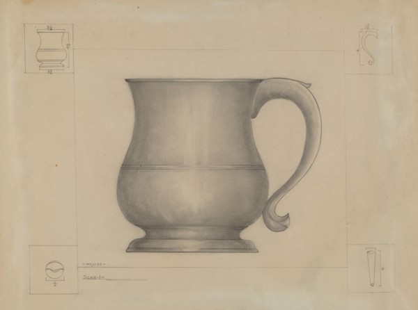 Pewter Mug, c. 1936.