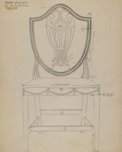 Side Chair, c. 1936.