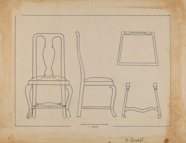 Side Chair, c. 1937.