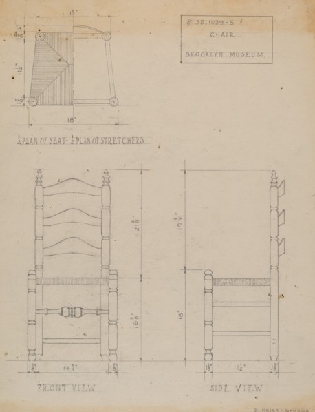 Side Chair, c. 1937.