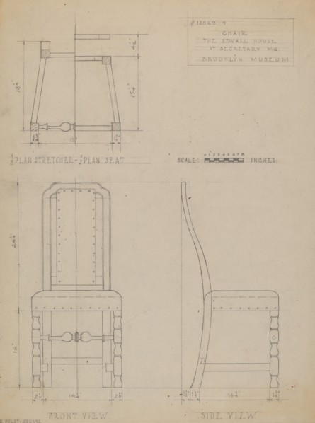 Side Chair, c. 1937.