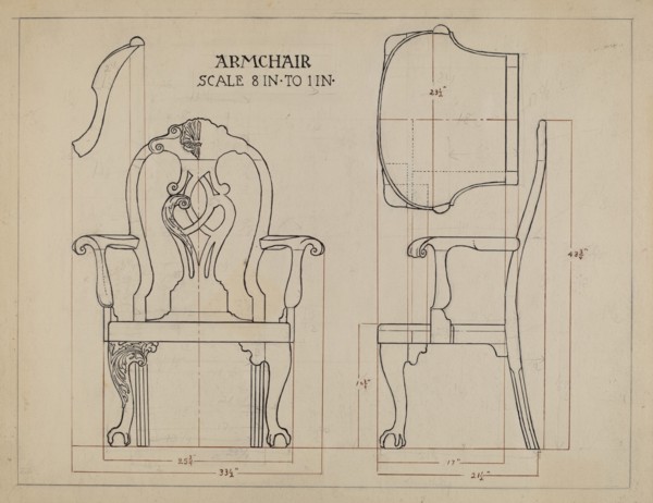 Arm Chair, 1935/1942.