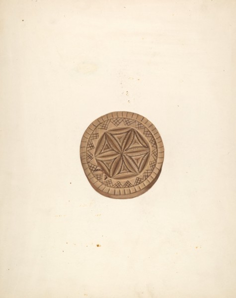 Butter Mold, c. 1941.