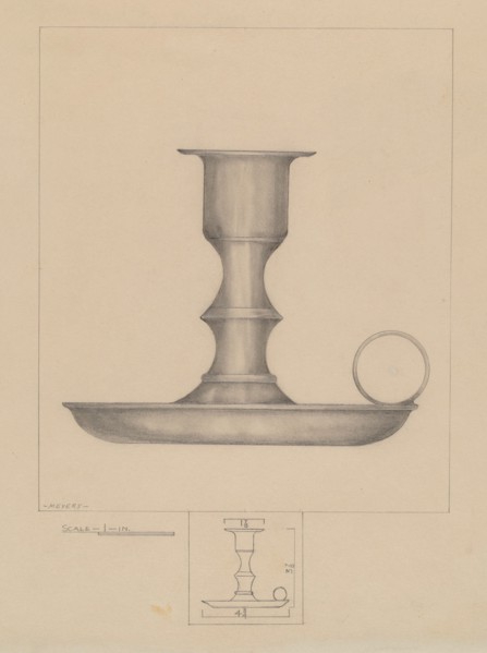 Candlestick, c. 1936.