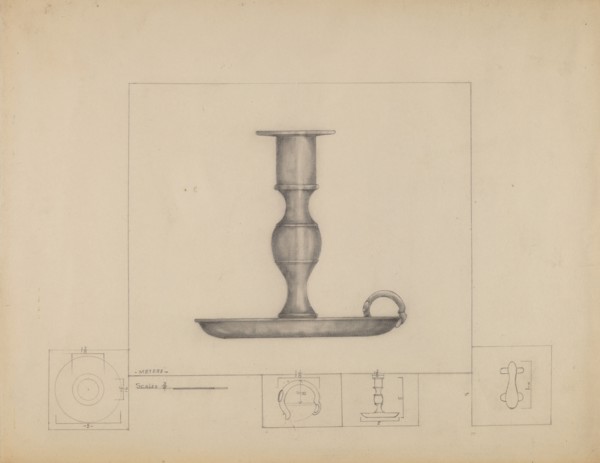 Candlestick, c. 1936.