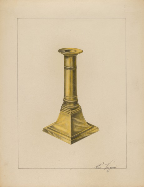 Candlestick, c. 1937.