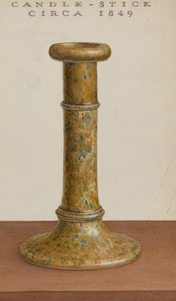 Candlestick, c. 1937.