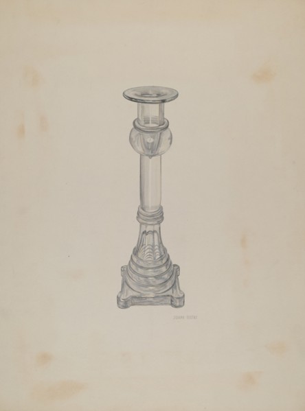 Candlestick, c. 1940.