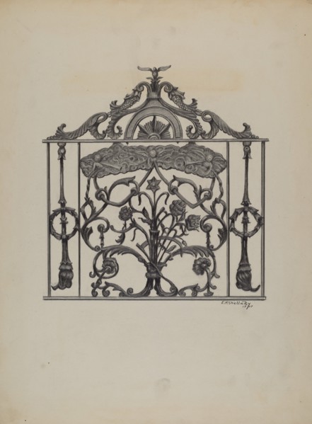 Cast Iron Gate, 1937.