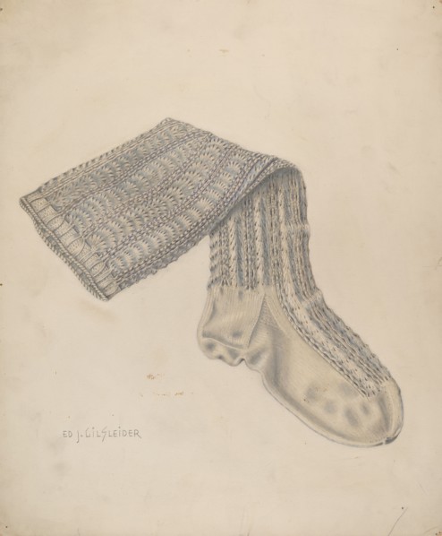 Knit Hose, 1935/1942.