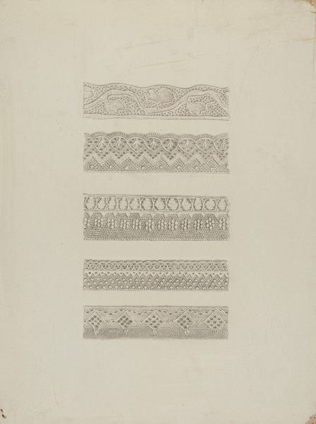 Lace Edging, c. 1942.