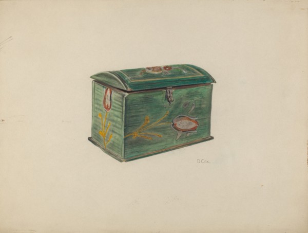 Painted Box, c. 1953.