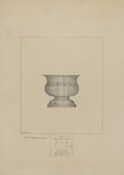 Pewter Bowl, c. 1936.