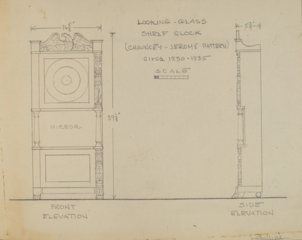 Shelf Clock, c. 1936.