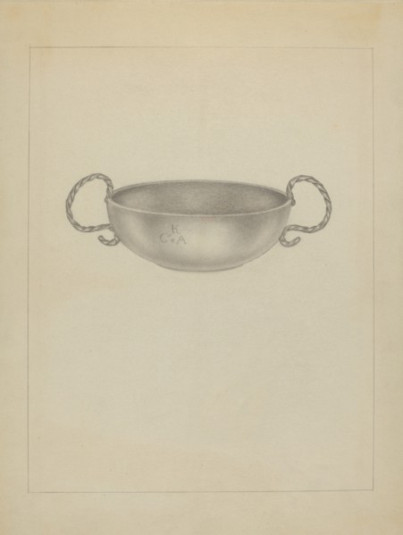 Silver Bowl, c. 1936.