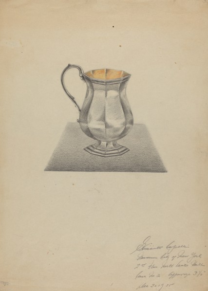 Silver Pitcher, 1935.