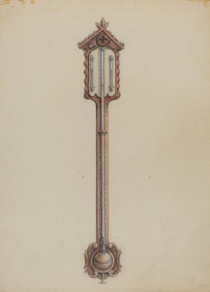 Thermometer, c. 1936.