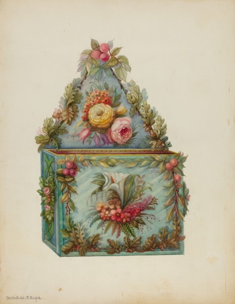 Wall Pocket, c. 1939.