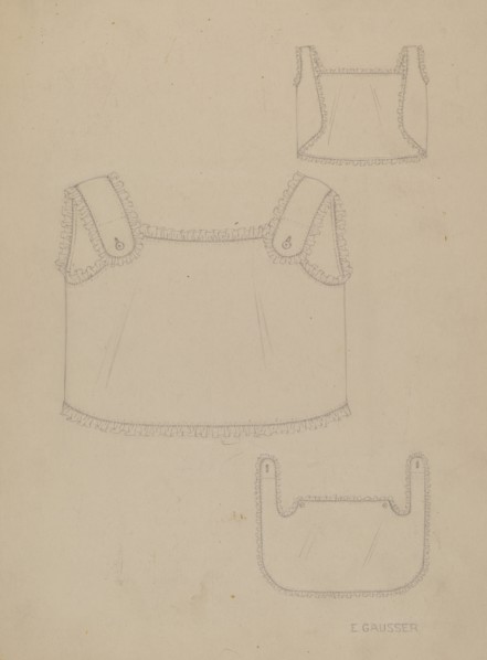 Baby's Bib, 1935/1942.