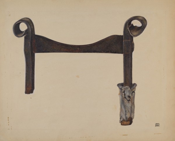 Foot Scraper, c. 1938.