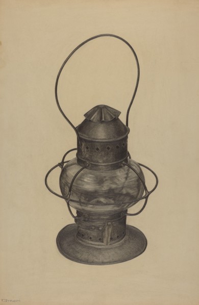 Hand Lantern, c. 1938.