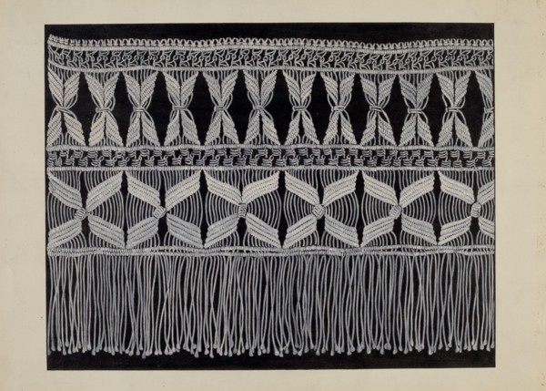 Macrame/Lace, c. 1936.