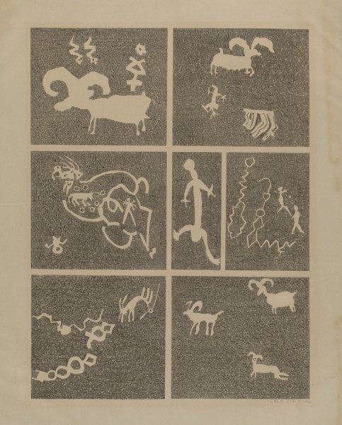 Petroglyph, 1935/1942.