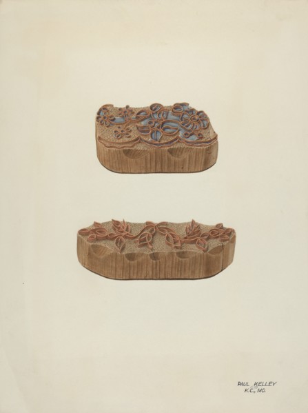 Printing Blocks, 1939.
