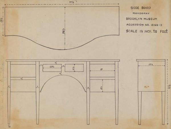 Side Board, 1935/1942.
