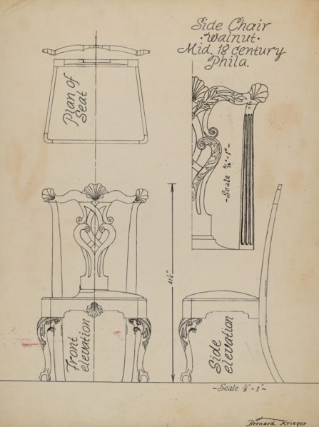 Side Chair, 1935/1942.