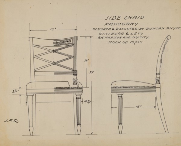 Side Chair, 1935/1943.
